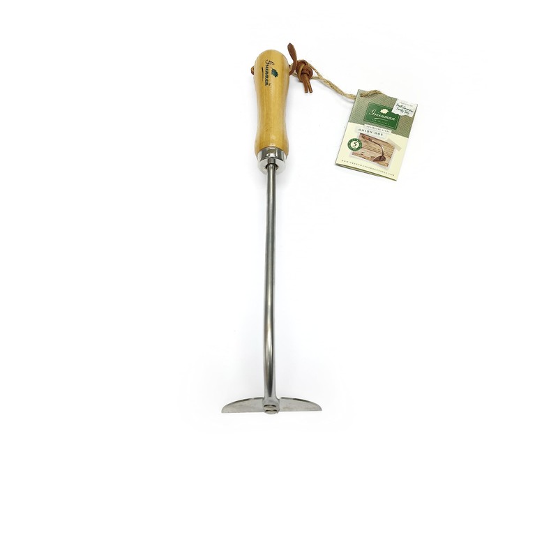 Greenman Traditional Onion Hoe Ash Handled Stainless Steel 35cm (14")