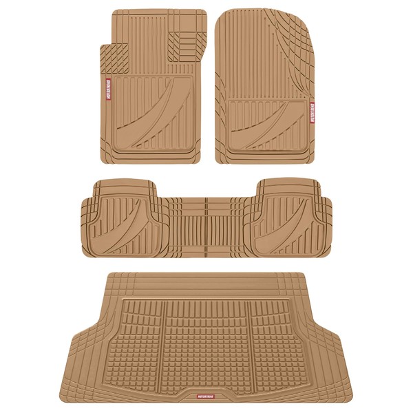 Motor Trend Motor Trend FlexTough Advanced Heavy Duty Beige Rubber