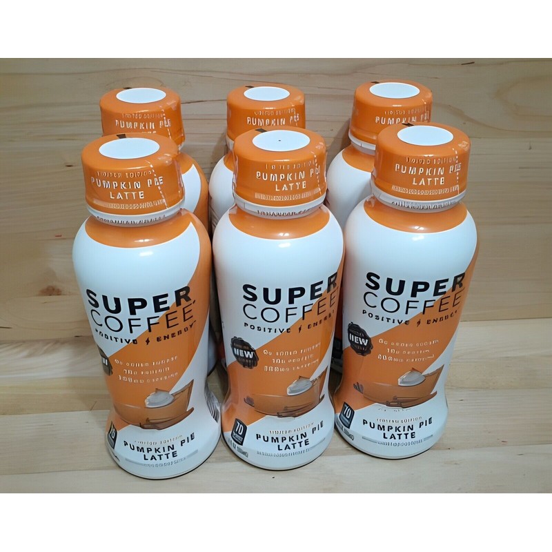 Super Coffee 6CT: SUPER COFFEE Pumpkin Pie Latte 12z KETO