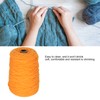 Tufting Yarn Orange 437yd Long 0.2in Wide Shrink Resistant Cotton
