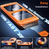 TOCOL for iPhone 15 Pro Screen Protector, [9H Hardness] [Military