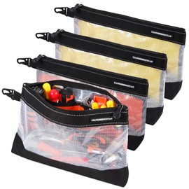 Clear Tool Bag, 4PCS Tool Pouches, 14" Small Tool Bag With Zipper, Zipper Tool Pouch, Small Tool Bag, Small Tool Pouch, Tool Pouch Bag, Waterproof Tool Bag Organizer, Heavy Duty Tool Pouch With Zipper