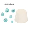 sourcing map Rubber Conical Plug 32 mm to 42 mm