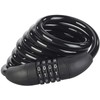 PEARL Bicycle Combination Lock: Steel Spiral Lock with 4 Digit