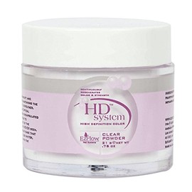 EZ Flow High Definition Clear Powder False Nails, 0.75 Ounce