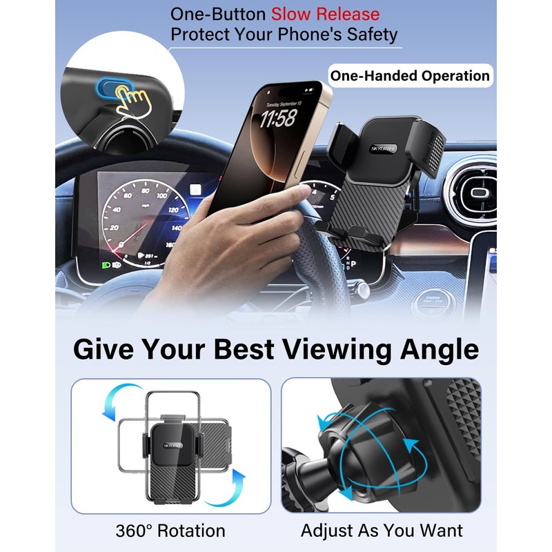 SKYLOTEC Car Phone Holder for Mercedes-Benz GLC 2023-2026/C-Class 2022-2026