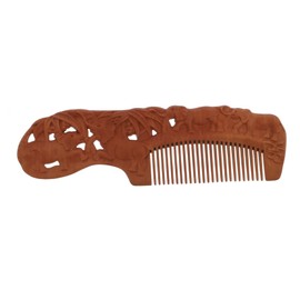 IWOWHERO Comb Detangle Hair Brush Hairdressing Tool Massage Scalp Natural Wooden Present
