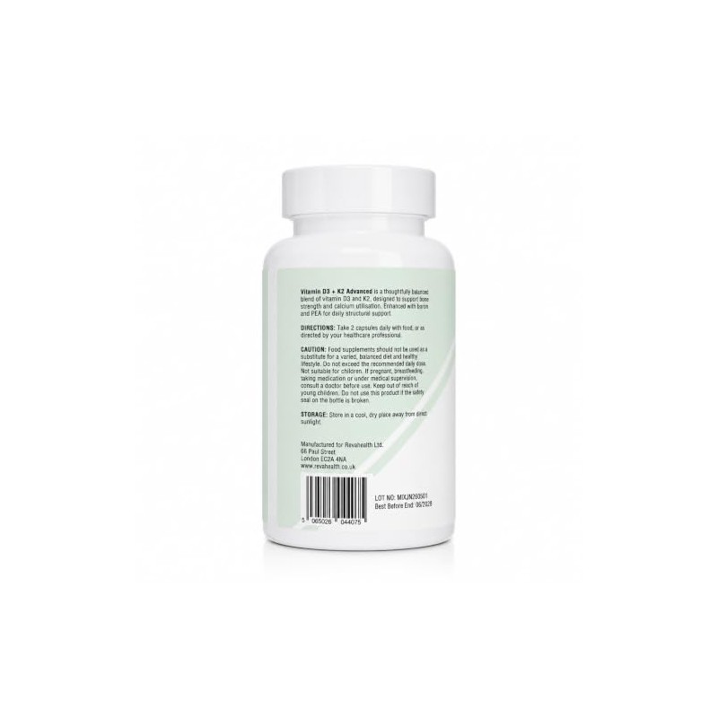 High Strength Vitamin D3 K2 Supplement | D3 2000 IU