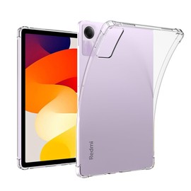 USDILU Case for Redmi Pad SE 11 Pulgadas Funda TPU Suave Transparente Cover con Cuatro Esquinas Espesamiento