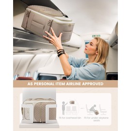 LOVEVOOK Travel Backpack Carry on Flight Approved 40L,Waterproof TSA Travel Essentials Personal Item Backpack for Women Men,Large Carry on Luggage Suitcase Travel Bag for Airplane with 3 Packing Cubes