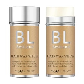 BestLand Pack De 2 Barras De Cera Para El Cabello, Ideales Para Controlar El Frizz Y Peinar El Cabello Suelto. Perfectas Para Niños Y Mujeres, Controlan El Cabello Rebelde Y Ayudan A Crear Moños.