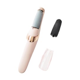 AIXXCUVQ Electric Foot File Waterproof Heel Callus Removal Interchangeable Roller Heads Safe And Gentle ABS Electric Pe Sandpaper, gray