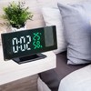 LED Digital Alarm Projector Clock Multifunction Four Levels Brightness Angle