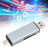 USB 3.0 Card Reader Plug and Play Dual Connector Memory