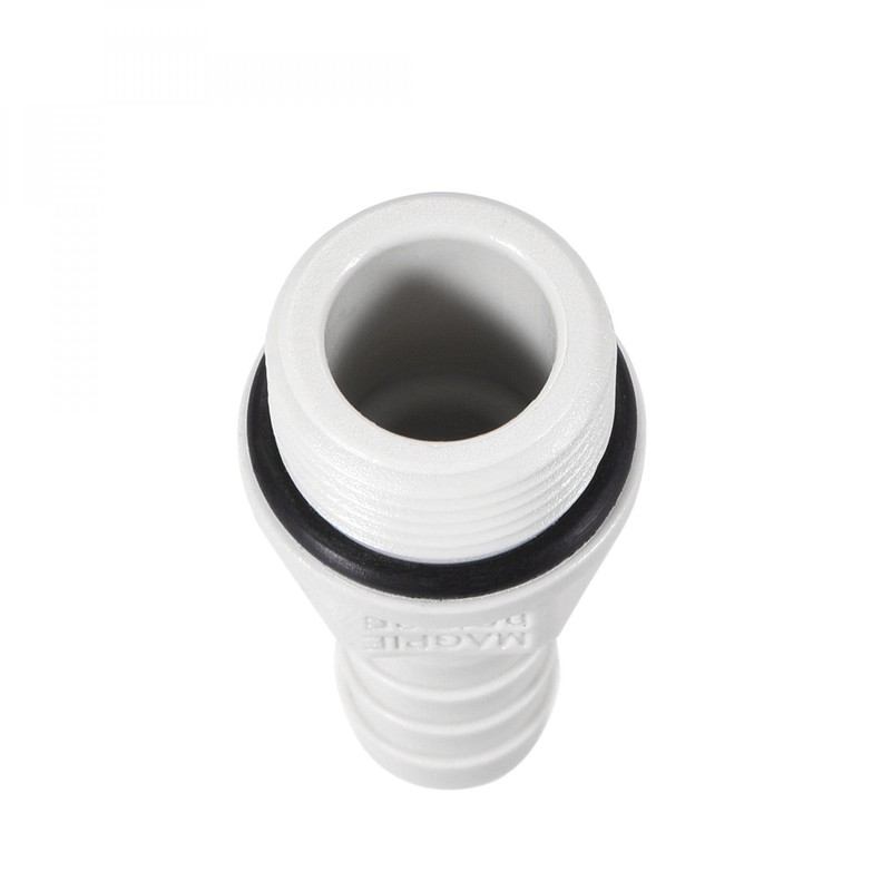 sourcing map PVC Barb Hose Fitting Connector Adapter 10mm or