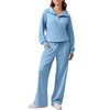 PINSPARK Womens 2 Piece Outfits Sweatsuit Set 2025 Fall Drawstring