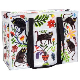 Blue Q Shoulder Totes: The Carry Everywhere Bag With a Hefty Zipper, Exterior Pocket, Reinforced Floor. 95% Recycled Material