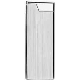 Slime Soft Flame Copper Brass Cigar Lighter, Refillable Butane Lighter, Wheel Flint Ignition Portable Slim Lighter with Adjustable Flame Dial, Great Gift for Men for Birthday, Christmas (No Gas)