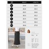GRECERELLE Womens Summer Maxi Skirts Anti-Wrinkle Casual High Waisted Adjustable