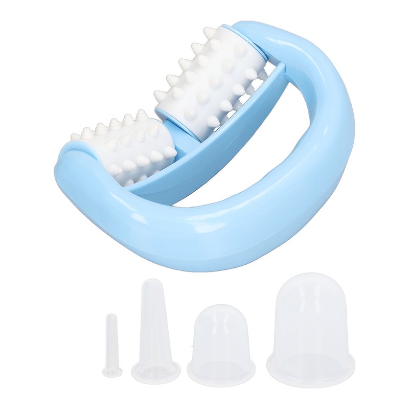 Facial Roller Silicone Cupping Device Detoxification Suction Cupping Cups Wheel
