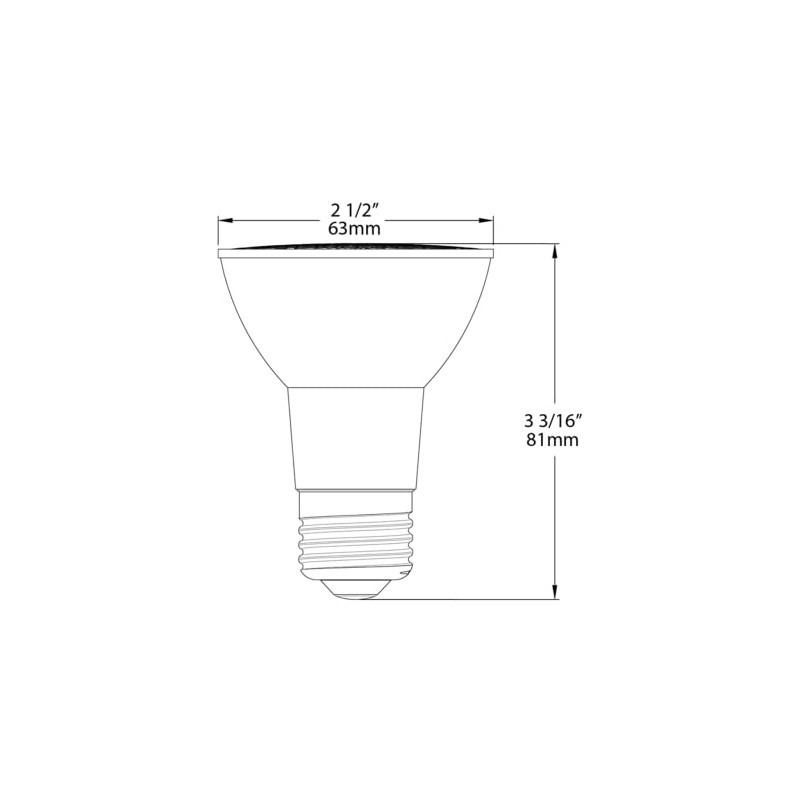 RAB Lighting PAR20-7-940-40D-DIM Outdoor, Image