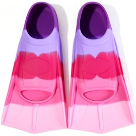 Azuunye Kids Swim Fins,Kids Flippers Youth Swimming Fins for Lap Swimming Training for Children Girls Boys 2XS