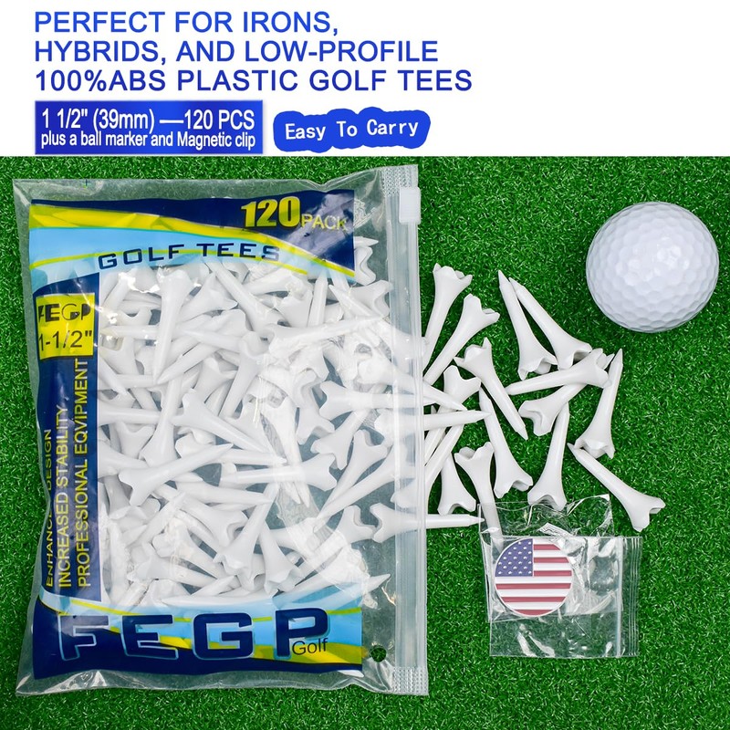 1 1/2 Inch Plastic Golf Tees,Short Golf Tees Plastic 120
