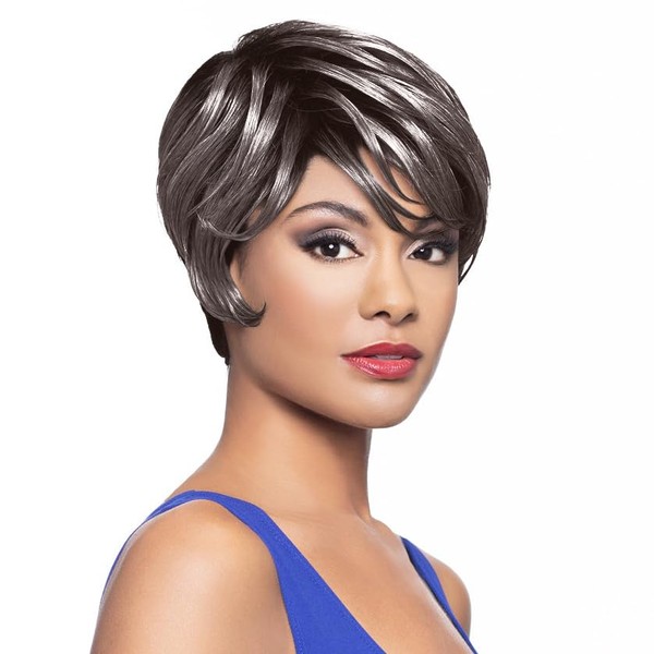 Chloe Wig Color 3T34 - Foxy Silver Wigs Short Boy