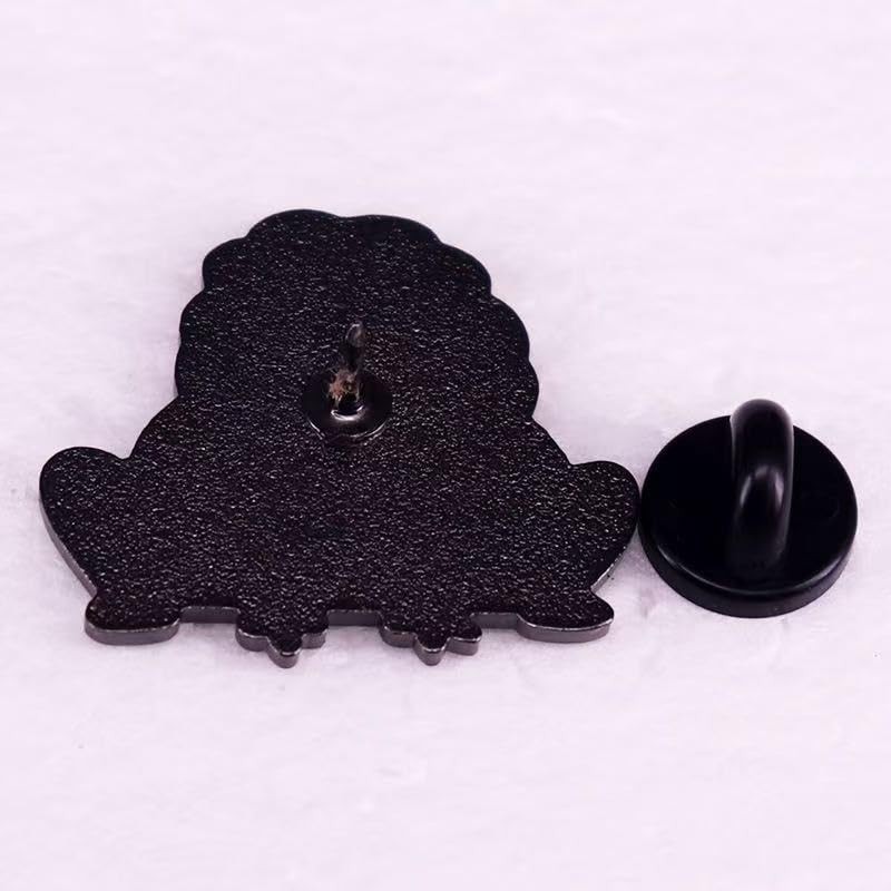 Brain Frog Enamel Pin - Funny Green Frog with Brain