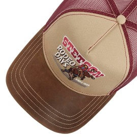 Stetson Rodeo Days Trucker Cap Men's Summer Winter, beige / red, Unit size