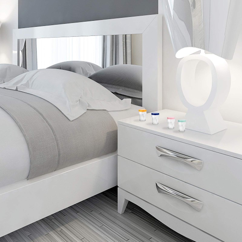 Lamoutor 8Pcs Manually Contact Lens Washer Cleaner Plastic Lens Cleaner