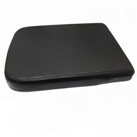 DOTCOM Center Console Lid Cover Compatible with Dodge Ram 1500 2500 3500 2002-2008 Black Microfiber Leather