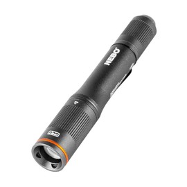 NEBO Columbo 100 Lumen LED Pen Torch - Pocket Battery Powered Inspection Light, 3 Modes, 4.5 Hours Battery Life, Dimming, Pocket Clip, Variable Zoom & Waterproof Design