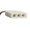 Leyton Lighting TOP3W-PLUG TOP Low Voltage Splitter, 3-Way