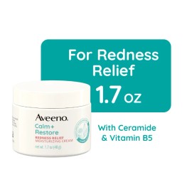 Aveeno Calm + Restore Redness Relief Moisturizing Facial Cream - 1.7oz