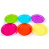 Cuddly Hippo Kids Plastic Dinnerware Set of 18 Multi Color