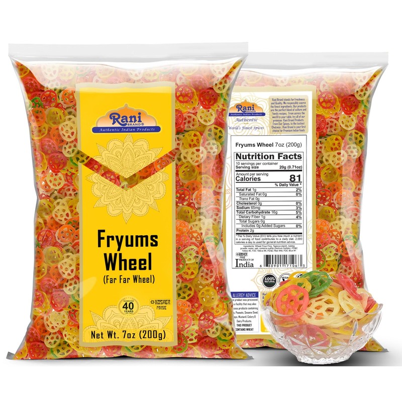 Rani Far Far / Fryums (Wheat & Tapioca Pellet) Wheel