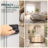 GOBEKOR 2 Pack Privacy Lever Door Handle Oil Rubbed Bronze