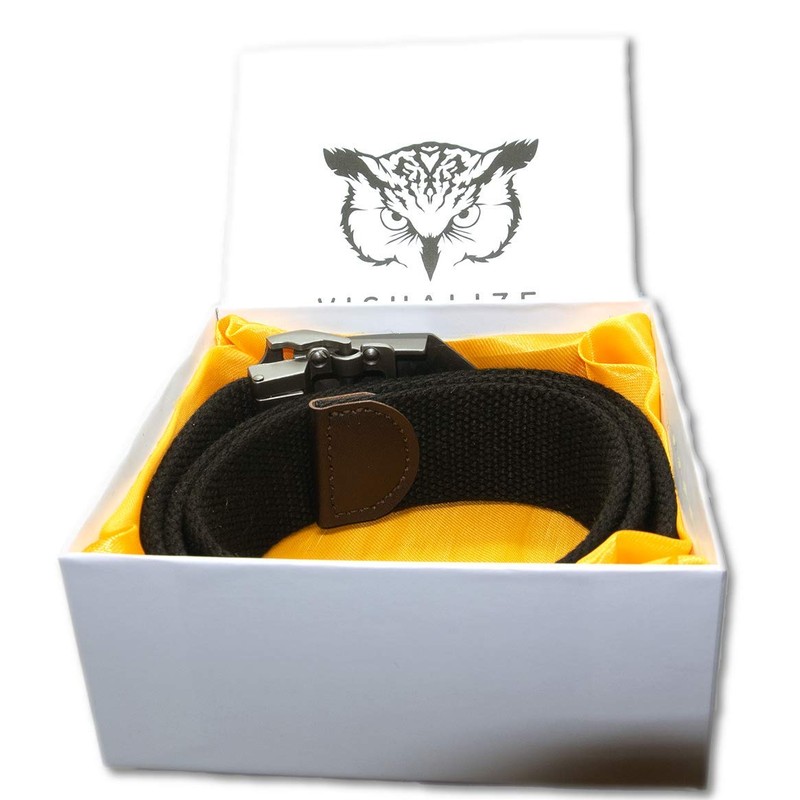 VISUALIZE MANTLE Golf Belts - Web Belt - Adjustable Belt
