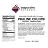 Cappuccino Supreme 2 lb bag Praline Crunch Instant Cappuccino Mix