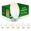 zouzai 8 Inch 18W Eqv 150W 1620LM 5CCT Ultra-Thin LED