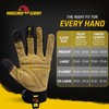 MagnoGrip Hi Dex Leather Work Gloves – 100% Leather Palm,