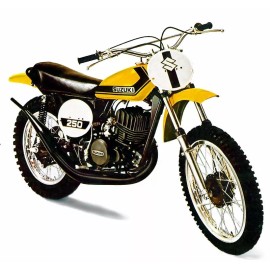 Unbranded 1972 SUZUKI TM-250J CHAMPION SALES AD PHOTO