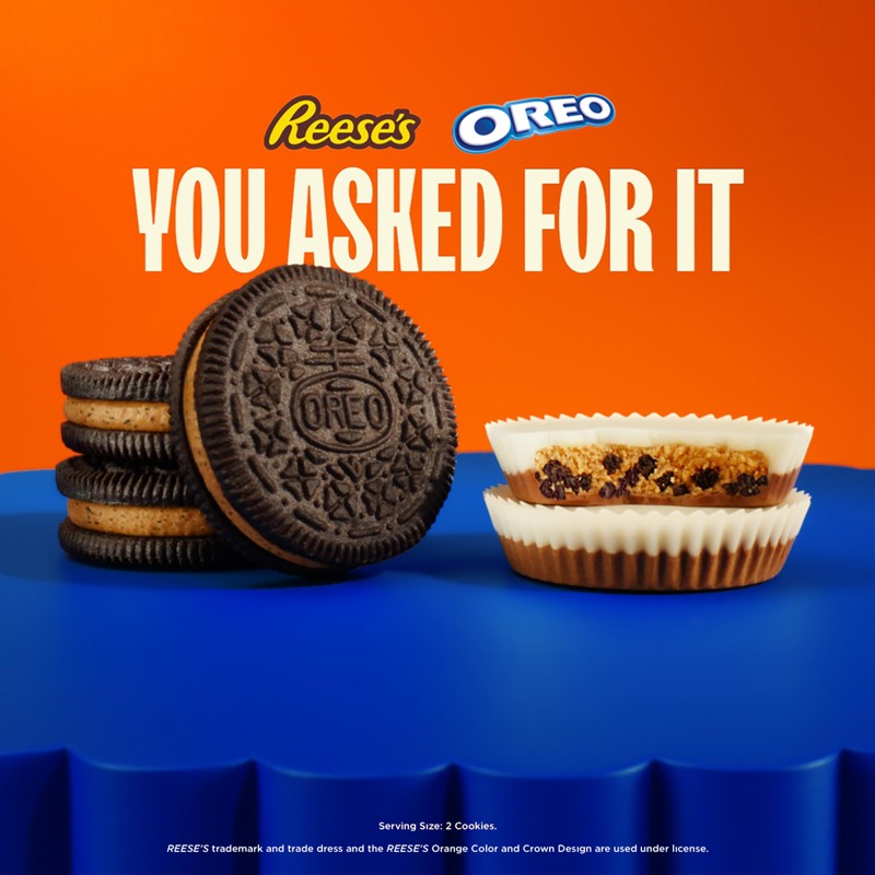 OREO REESE'S Peanut Buttery Creme Chocolate Sandwich Cookies, Limited Edition,