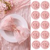 100 Pcs Gauze Cheesecloth Napkins 19.7 x 19.7 Inch, Dusty