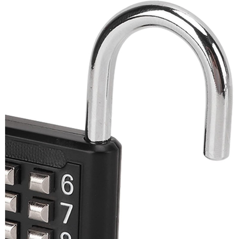 Combination Lock, 10 Digits Push Button Padlock Luggage Lock Gym