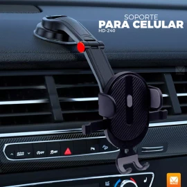 Maíz Soporte Base Celular Carro Auto Tablero Ventosa 360 Holder