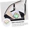 MERRYHAPY Unique Design Eyelash Case 6pcs Lash Storage Box for
