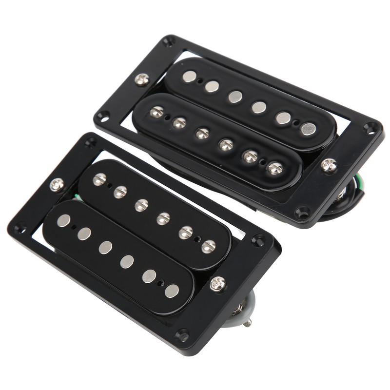 2Pcs Pickup Set Alnico 5 for Guitar Bridge Durable Musical