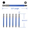 Amgiimor 10Pcs Magnetic Phillips Screwdriver Bits Set 3.5 Inch, 2